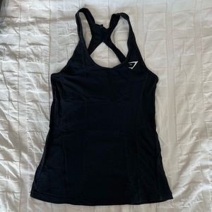 Black Gymshark Tank